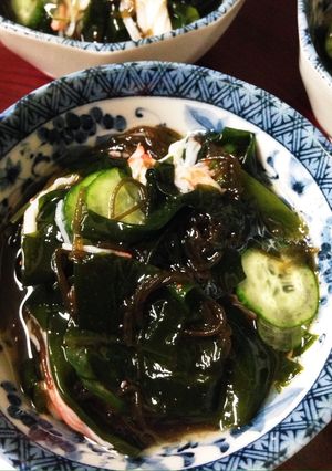 味付け不要！もずくとわかめの酢の物-レシピのメイン写真