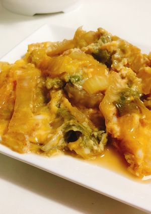白菜の卵とじ:-)-レシピのメイン写真