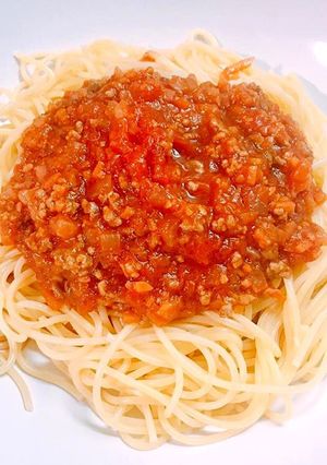 みんな大好き簡単ミートスパ！-レシピのメイン写真