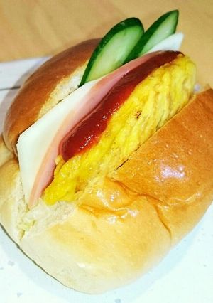 冷凍オムレツのロールサンド。-レシピのメイン写真