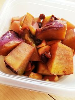 さつまいもとりんごのワイン煮-レシピのメイン写真