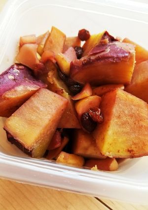 さつまいもとりんごのワイン煮-レシピのメイン写真