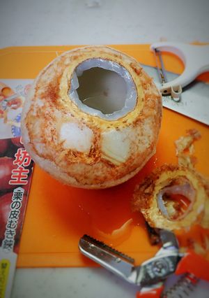 ヤングココナッツ(ココヤシの実)の切り方-レシピのメイン写真