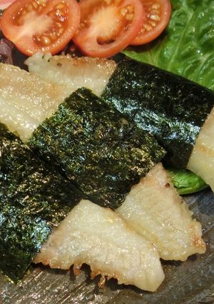 豚とろ焼きの磯辺巻き-レシピのメイン写真