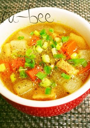 レンジでトロトロ♡大根の中華カレースープ-レシピのメイン写真