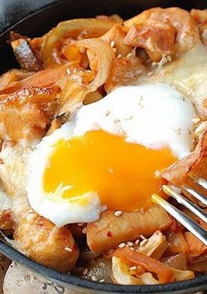 レンジとトースターで簡単チーズタッカルビ-レシピのメイン写真