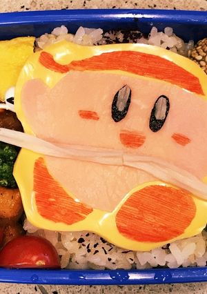 星のカービィ キャラ弁-レシピのメイン写真