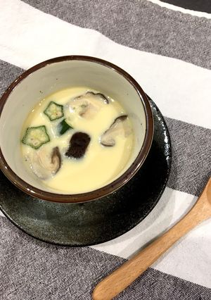 フライパンで20分☆ぷるんぷるん茶碗蒸し-レシピのメイン写真