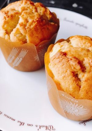 完熟バナナのカップケーキ【覚書き】-レシピのメイン写真