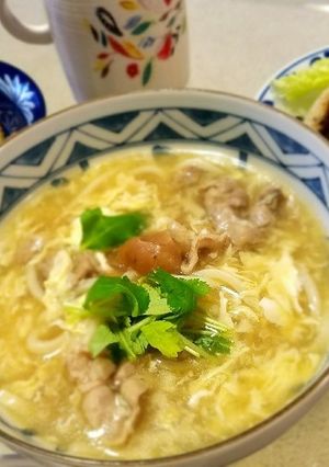 豚肉のかきたまあんかけうどん♥-レシピのメイン写真