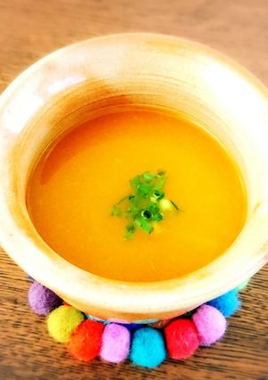 インドカレー屋さんの☀️かぼちゃスープ-レシピのメイン写真