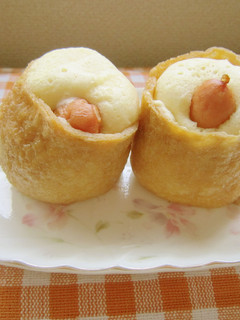 味付いなりとHKMで蒸しパン-レシピのメイン写真
