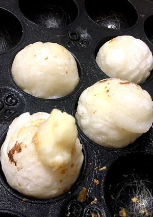 楽しい!おいしい!子供と一緒に餅たこ焼き-レシピのメイン写真