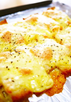 ランチトーストに！パンの耳★ピザトースト-レシピのメイン写真