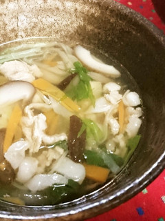 優しい味★コク有【たっぷり野菜の沢煮椀】-レシピのメイン写真