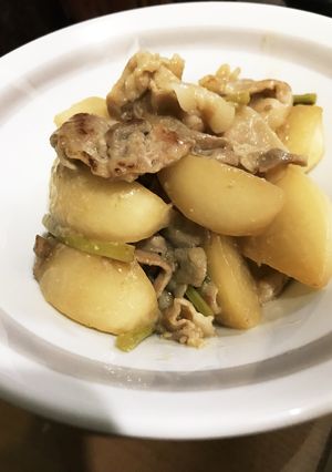 かぶと豚肉の味噌炒め 覚え書き-レシピのメイン写真