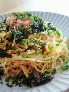 明太子スパゲティ-レシピのメイン写真