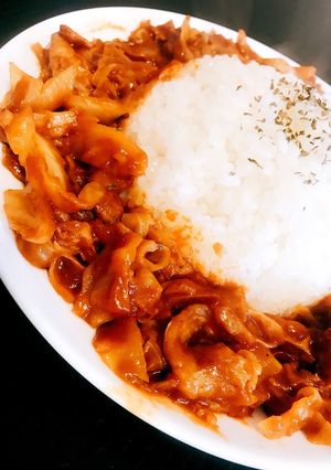 濃厚！キャベツとトマトのカレー！-レシピのメイン写真