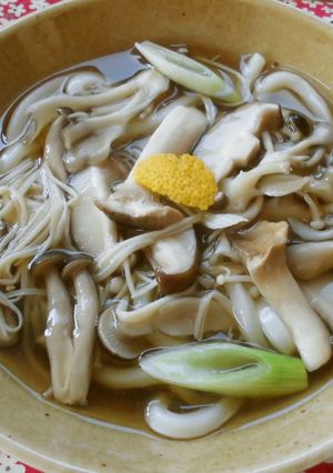 たっぷり木の子のあんかけうどん♪-レシピのメイン写真