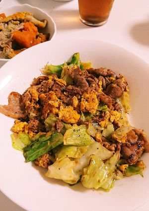 豚肉キャベツ卵の中華炒め-レシピのメイン写真