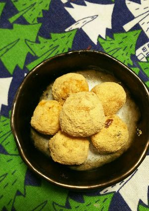 かぼちゃのレーズン団子(離乳食にも)-レシピのメイン写真