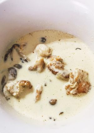 鶏肉のしめじの豆乳スープ-レシピのメイン写真