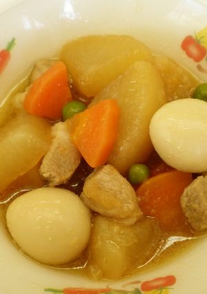 豚肉と大根の煮物　★宇都宮学校給食-レシピのメイン写真
