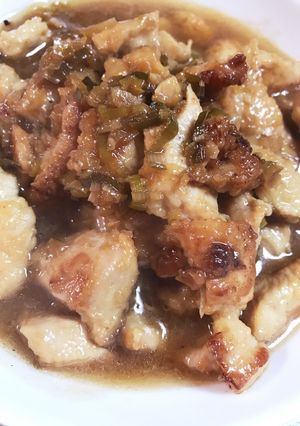 鶏胸肉の油淋鶏風炒め-レシピのメイン写真
