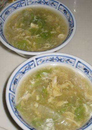 とろとろ白菜と卵の中華スープ-レシピのメイン写真