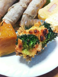 お弁当に☆ブロッコリーの鮭マヨ焼き-レシピのメイン写真