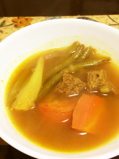 簡単★牛赤みすじでレモン風味スープカレー-レシピのメイン写真