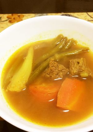 簡単★牛赤みすじでレモン風味スープカレー-レシピのメイン写真