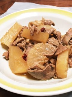 めんつゆで簡単♪大根と豚バラの煮物-レシピのメイン写真