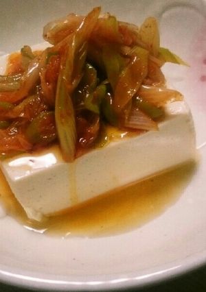 ごま油香る!ピリ辛温奴-レシピのメイン写真
