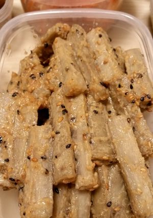 【簡単つくおき】ゴボウのゴマ味噌和え-レシピのメイン写真