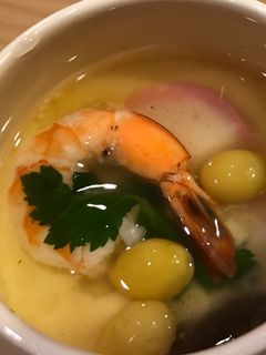 とろとろ茶碗蒸し♪松茸味のあんかけ-レシピのメイン写真