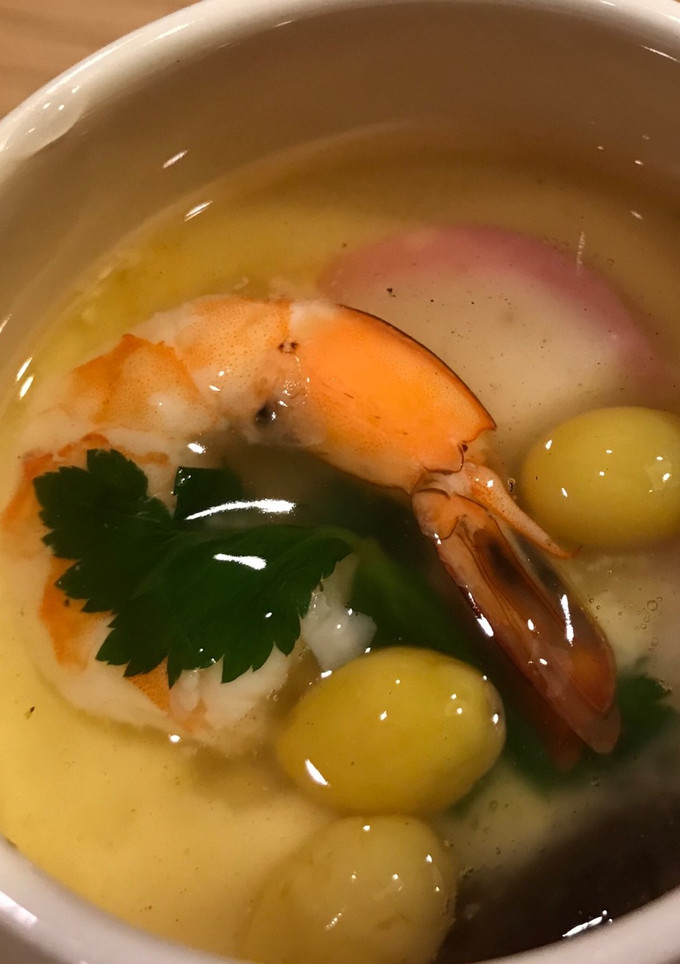 とろとろ茶碗蒸し♪松茸味のあんかけ-レシピのメイン写真