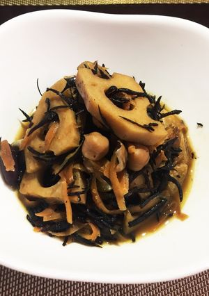 根菜とお豆とひじきの煮物-レシピのメイン写真