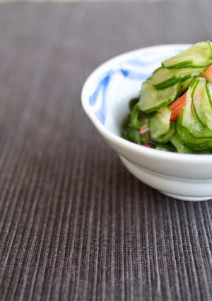 ［簡単 きゅうり ワカメ 酢の物］-レシピのメイン写真