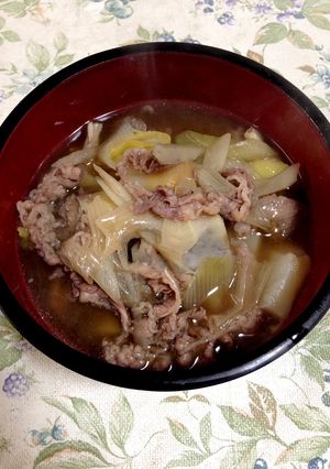 絶品！山形の芋煮！-レシピのメイン写真
