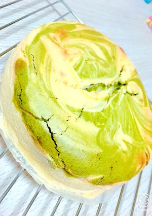 抹茶のマーブルチーズケーキ-レシピのメイン写真