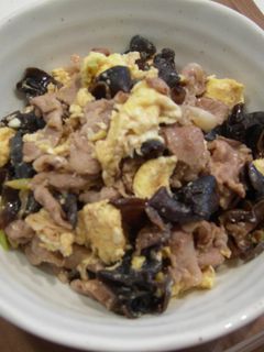 豚肉と卵ときくらげの炒め物-レシピのメイン写真