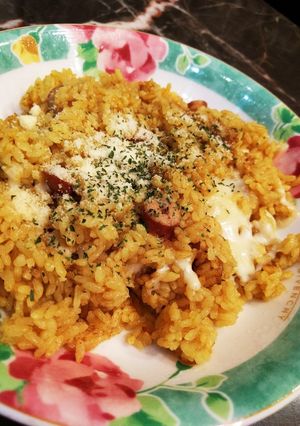 チーズin♫カレーピラフ♥炊飯器で簡単!-レシピのメイン写真