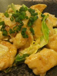 鶏胸肉の味噌マヨ炒め-レシピのメイン写真