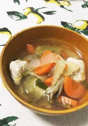鶏胸肉の塩麹スープ♡-レシピのメイン写真