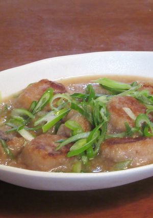 モチモチあったか！蓮根餅のみぞれ煮-レシピのメイン写真