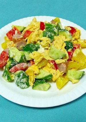 簡単！カラフル☆ホットサラダ-レシピのメイン写真