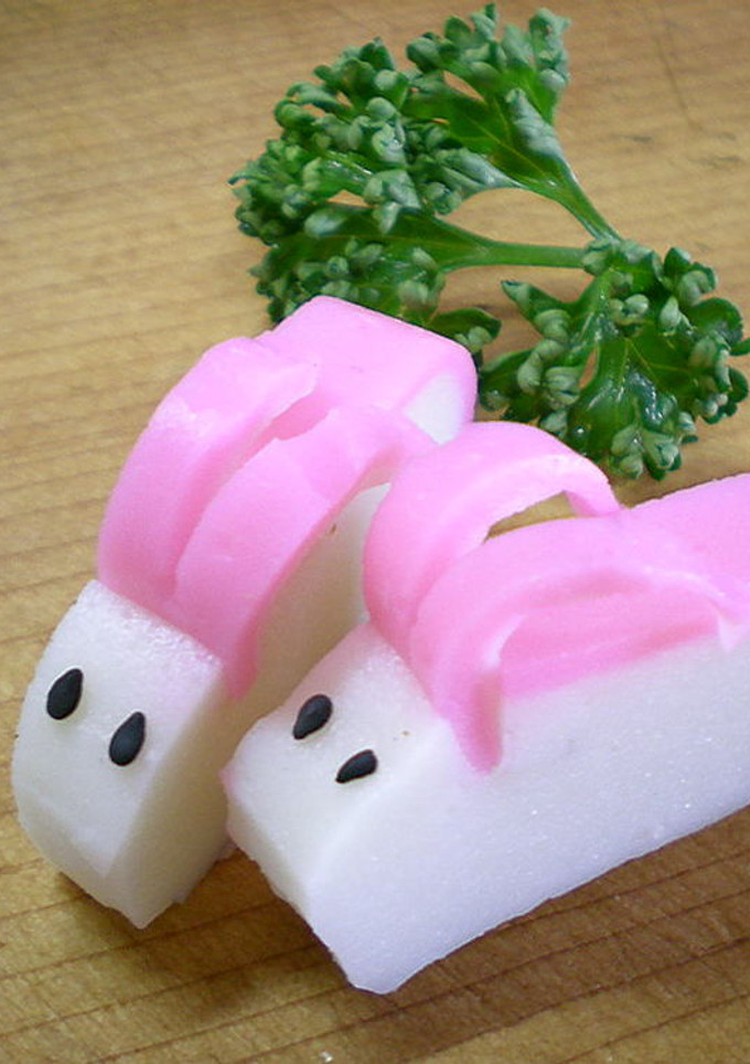 カワイイ♪うさぎのかまぼこ-レシピのメイン写真