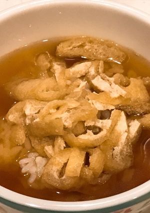 きつねうどんではなく、きつねスープごはん-レシピのメイン写真