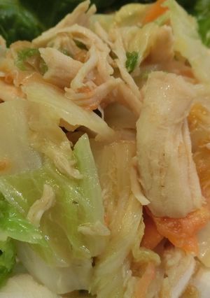白菜と鶏ささみのササっと味噌炒め-レシピのメイン写真